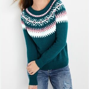 NWOT Maurices Fair Isle Sweater